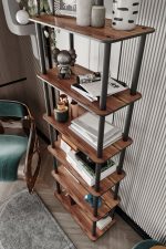 Bookcase 6 Rect - Walnut - Image 3