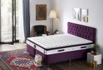 Purple 150x200 cm Double Size Padded Soft Mattress