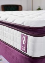 Purple 150x200 cm Double Size Padded Soft Mattress - Image 4