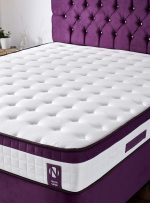 Purple 150x200 cm Double Size Padded Soft Mattress - Image 5