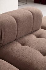 Doblo 3 Seater with Pouffe ( L1-O1-1R-Pouffe) - Cappuccino - Image 7