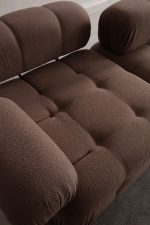 Doblo 3 Seater with Pouffe ( L1-O1-1R-Pouffe) - Cappuccino - Image 8