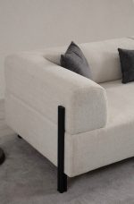 Gio 3 Seater - White - Image 7