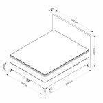 Mia 160 x 200 - Light Brown - Image 4