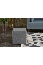 Kare Puf - Grey - Image 4