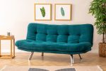 Misa Small Sofabed - Petrol Green