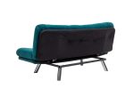 Misa Small Sofabed - Petrol Green - imagine 8